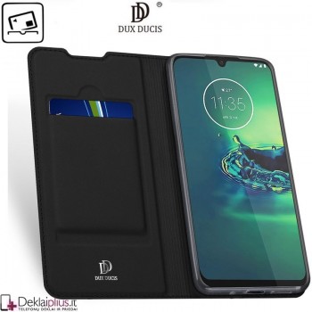 Dux Ducis dirbtinės odos atverčiamas dėklas - juodas (Motorola MOTO G8 PLUS) Dux Ducis dirbtinės odos atverčiamas dėklas - juodas (Motorola MOTO G8 PLUS)
